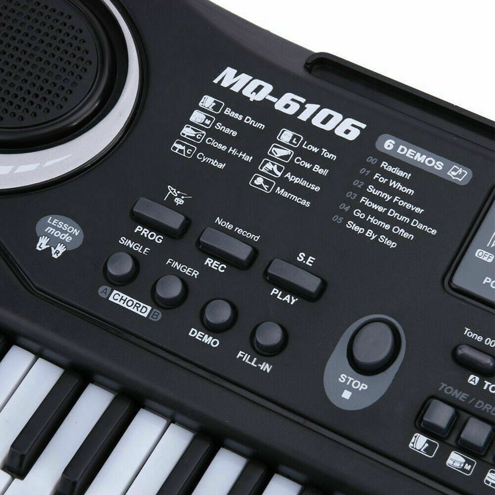 61 Key Digital Music Electronic Keyboard Key Board Electric Piano Children Gift US Plug Electronic Organ