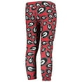 thumbnail image 3 of Girls Youth ZooZatz Red/Black Georgia Bulldogs Stacked Mascot Leggings, 3 of 3
