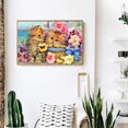 thumbnail image 3 of Full Round Drill Craft Picture 5D DIY Snuggle Cat Diamond Painting Poster Decor Tmvgtek decoración de arte en el hogar, 3 of 9
