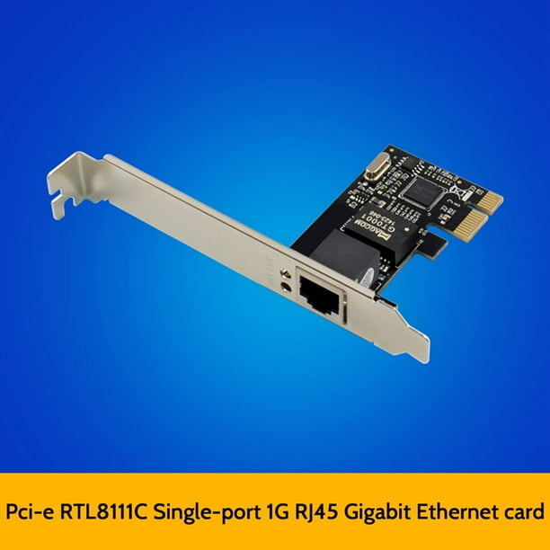 PCIE X1 RJ45 Server Gigabit Network Card RTL8111C Single Port 1000M