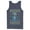 Navy Blue, variant on Men's Batman Ugly Christmas Dark Knight Pose Tank Top Navy Blue Medium