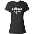 thumbnail image 3 of Inktastic Breast Cancer Awareness My Grandma is a Fighter Women's T-Shirt, 3 of 5