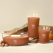 WoodWick Medium Hourglass Scented Candle, Pumpkin Praline, 9.7 oz