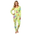 thumbnail image 3 of Halloween Family Pajamas Set Long Sleeve Crew Neck, Soft Matching Halloween Pajamas with Ghost Skull Print, Cool Family Halloween Pajama Set Sleepwear, 3 of 6