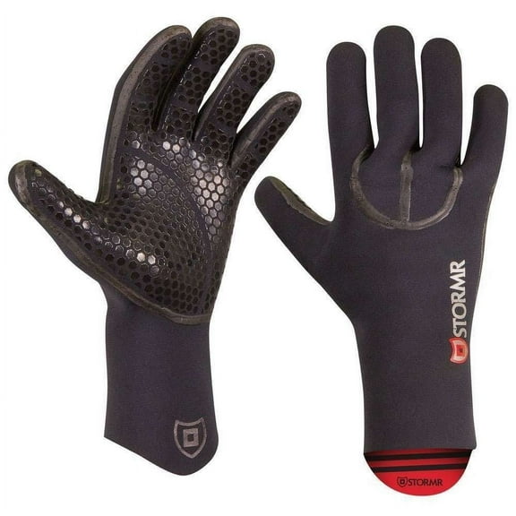 STORMR Adult Unisex Typhoon Neoprene Glove, Color: Black, Size: L (RXG30N-01-L)