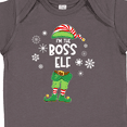 thumbnail image 3 of Inktastic Funny Christmas I'm the Boss Elf with Shoes and Hat Boys or Girls Baby Bodysuit, 3 of 4