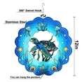 thumbnail image 4 of Wind Spinner GOTOME Sea Turtle 3D para colgar en metal, 30 cm, 4 of 6