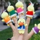 thumbnail image 5 of Juguetes de piscina, juguetes para bebés y niños pequeños, 6 piezas de patitos amarillos kawaii, juego de zoológico para niños pequeños, regalo para contar cuentos, títere de dedo, muñeco de mano para, 5 of 6