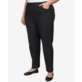 thumbnail image 6 of Alfred Dunner Womens Plus-Size Slim Fit Pinstripe Short Length Pant, 6 of 6