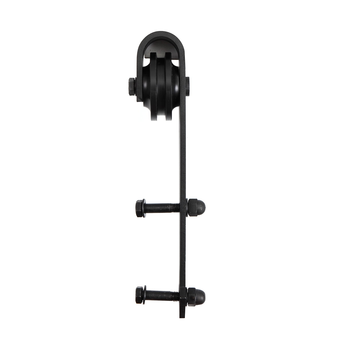 Kepooman 6 ft Sliding Barn Door Hardware Kit, Wood Door Track Hardware Tools Closet Set - Black Kepooman 6 ft Sliding Barn Door Hardware Kit, Wood Door Track Hardware Tools Closet Set - Black