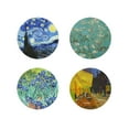 thumbnail image 1 of WIRESTER Microfiber Sticker Cleaner for Smartphones Camera Lens Computers Laptop Screens - Set of 4pcs, Van Gogh Round 5 Cm, 1 of 1