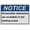 Warning Sign 3, variant on Weatherproof Horizontal ANSI Accessibility Sign (Accessible restrooms are) 8 in" x 12 in" UV Resistant Indoor Outdoor Workplace Insdustrial Caution Danger Warning SIgn