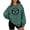 Dark Green, variant on Women's Spider Mask Graphic Sweatshirt, Solid Long Sleeve Crewneck Casual Loose Pullover for Fall Winter Streetwear, Pink, XL