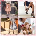 thumbnail image 6 of Bocaoying 10 Pairs Women's Sheer Socks,Floral Lace Socks, Mesh Ankle Socks, Breathable, Reinforced Heel Toe, Black, US 6-9, 6 of 9
