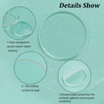 thumbnail image 4 of Acrylic 100 Pcs Clear Circles Acrylic Sheet 1 inch Circular Miniature Bases Blanks Acrylic Disc Mini Flat Round Acrylic Base for Miniatures Wargame Christmas Craft Keychain Acrylic, 4 of 8