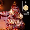 thumbnail image 4 of Inteprter Lámpara colgante 3D, decoración navideña para el hogar, lámpara LED de cadena, diseño único de vacaciones, ventana, luz de Navidad para Iluminación navideña árbol de Navidad Inteprter HA001724-04B, 4 of 6