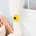 thumbnail image 3 of GOOHOCHY 2 abrazaderas para cortinas, decoración de cortinas, soportes para cortinas, abrazaderas con forma de girasol., 3 of 7