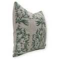 thumbnail image 5 of Fabdivine Block Print Throw Pillow Cover, 22x22 Inch Thick Linen Handmade Cushion Cover, Floral Print Boho Design Turquoise Pillow Cover for Sofa and Couch, 5 of 5