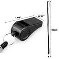 thumbnail image 4 of Youersen Sports Whistles Bulk, Loud Crisp Sound with Lanyard for Coaches, Referees, and Officials, 24 Pcs, 4 of 6