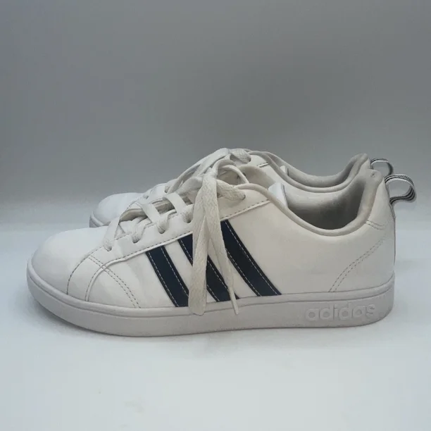Adi-das Mens Baseline AW4299 White Black Casual Shoes Sneakers Size 7
