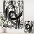 thumbnail image 5 of DESIGN ART Designart "Black and White Minimalistic " Canvas Wall Art - Grey 24 in. wide x 32 in. high, 5 of 5