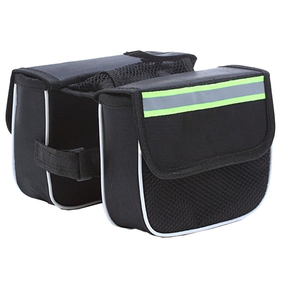 Sportact Bicycle Accessories,Motorcycle Front Frame Bag Bicycle Double Pouch Bags Bike Organizer Purse,Bicycle Accessories for Adult Bikes