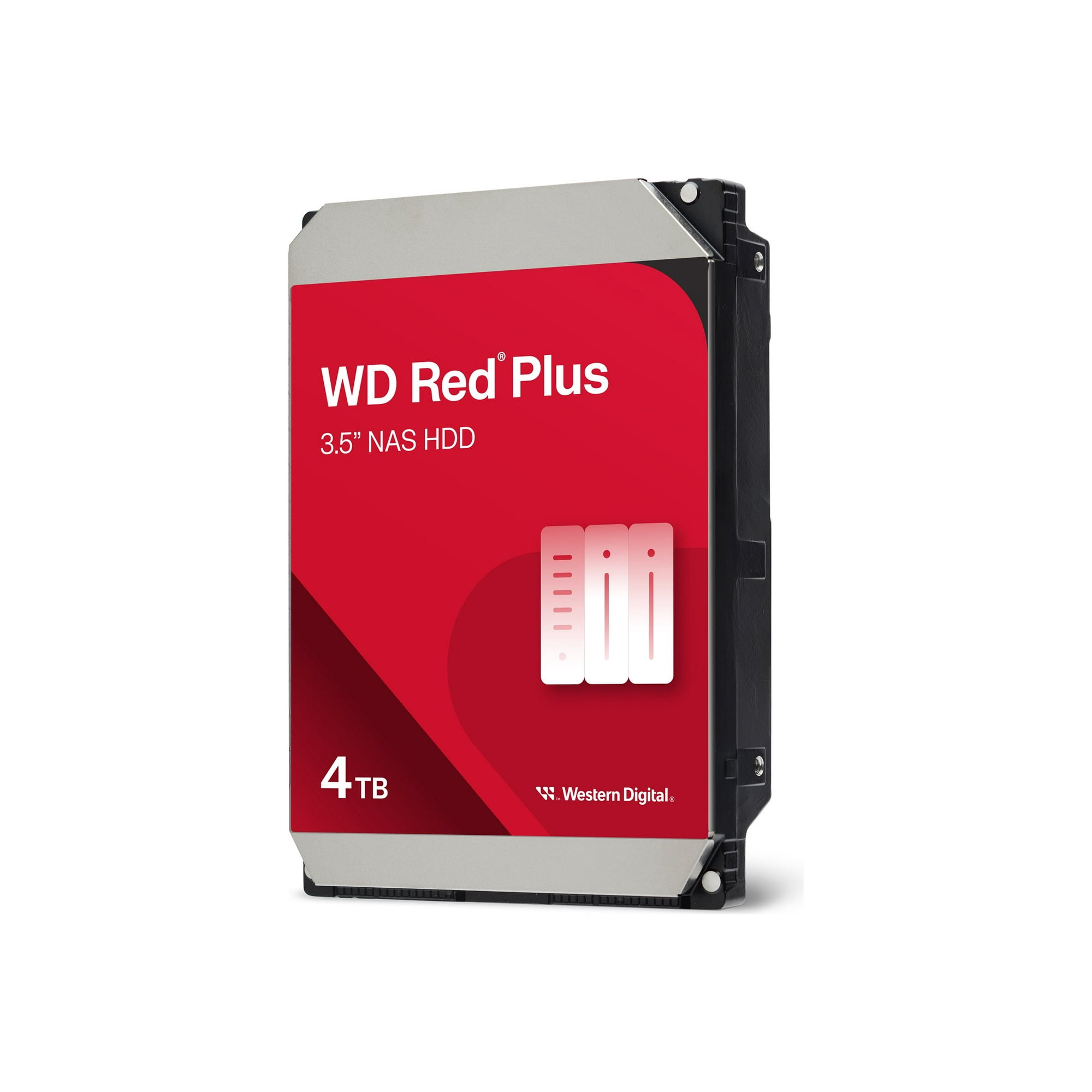 WD Red Plus WD40EFPX - Hard drive - 4 TB - internal - 3.5