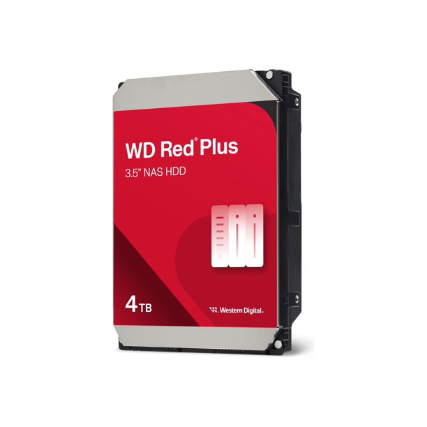 WD Red Plus WD40EFPX - Hard drive - 4 TB - internal - 3.5