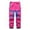 Hot Pink, variant on Kids Baby Boys Girls Patchwork Ski Pants - Thickened Warm Winter Trouser with Pockets, Regular Fit Casual Snow Pants Suit