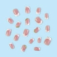 thumbnail image 4 of Simple French Wear Nail Short Pure Desire Pile Rhinestone, 4 of 5