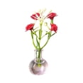 thumbnail image 7 of Miniature Glass Vase, Glass Flowers in Vase, Artificial Flowers in Vase, Small Glass Vase, 1X1 Inch 1Pc Fridge Decorative Accent for Compact Shelf and Desktop Display, 7 of 7