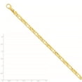 thumbnail image 5 of 14K Yellow Gold 5.8mm Polished Fancy Link Bracelet, 5 of 5