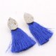thumbnail image 5 of 1 par de pendientes vintage en estilo boho con accesorio de pin de para fiesta en Zulema  Pendientes boho tassle, 5 of 7