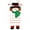 Snowman, variant on Santa Claus Snowman Elk Christmas Advent Calendar Pockets Hanging Decoration Xmas Gifts