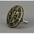 thumbnail image 5 of Zeckos Bronze Cast Iron Nautical Compass Rose Drawer Pull Set of 12, 5 of 7