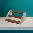 thumbnail image 4 of Juego de 3 Soportes de Exhibición de Madera Acrílica, Elevadores, Estante Organizador, Longitud 20 Cm, 4 of 9