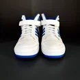 thumbnail image 3 of Ad-id-as Forum Mid Wrap Basketball Shoes Leather Sneakers Men's 10 Blue Tan White, 3 of 6