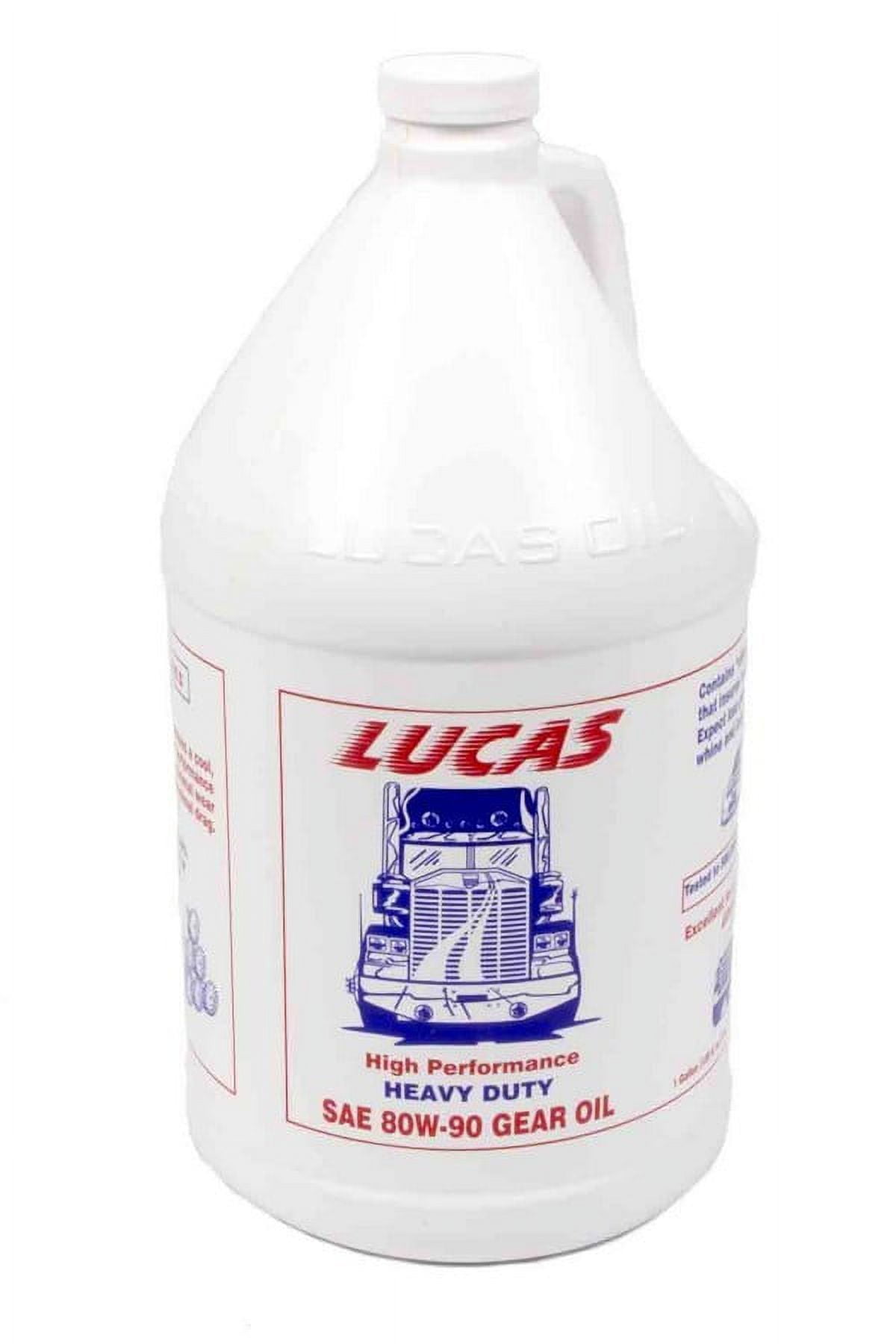 Lucas Oil Heavy Duty SAE 80W-90 Transmission & Differential Lube Gear Oil, 1 Gal
