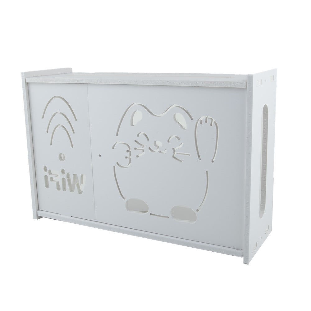 Wireless Router Rack Living Room Wall-mounted WiFi Storage Box Wall Decoration