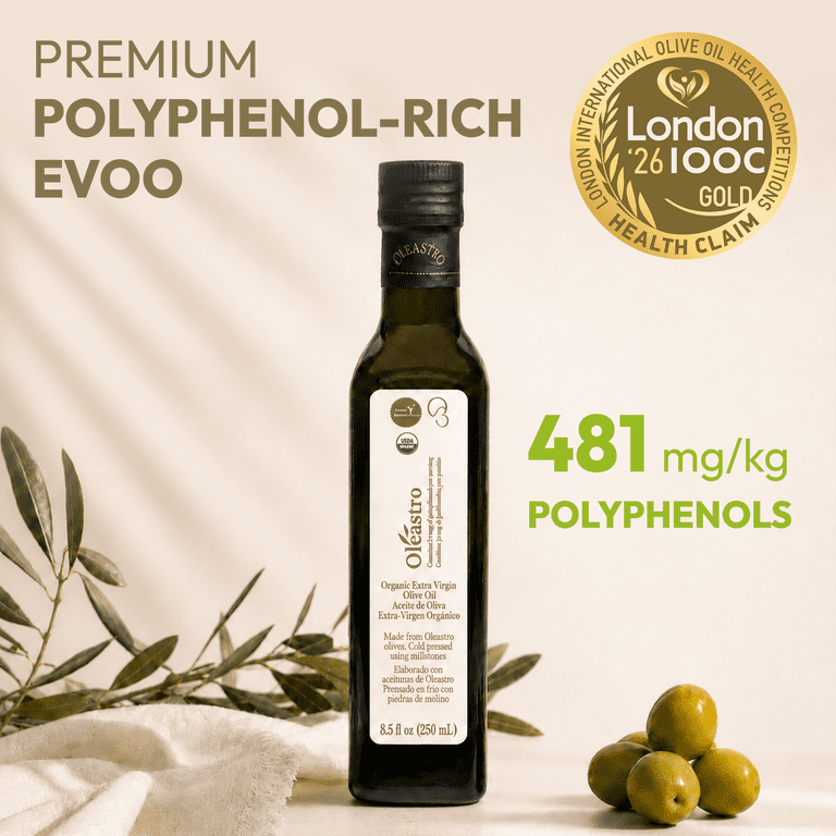 KIVEMA Organic Extra Virgin Olive Oil 250 mL Made from Cyprus