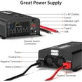 thumbnail image 5 of BESTEK 2000 Watt Pure Sine Wave Power Inverter, 12V DC to 110V/120V AC Inverter with 3 AC Outlets, USB & Type-C Port, Remote Controller, Off-Grid Sol, 5 of 5