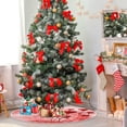 thumbnail image 4 of Coolnut Valentine's Day Love Christmas Tree Skirt Home Decoration Large Round Christmas Tree Skirt for Holiday Party Home Christmas Day Ornaments,47.2", 4 of 6