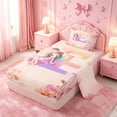 thumbnail image 2 of meiyoeat Personalized Initial E Twin Sheets,Vintage Botanical Flowers Bedding For Girl,3 Pieces,1 Fitted Sheet and 1 Pillowcase, 2 of 6
