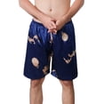 thumbnail image 3 of Pijama Sexy de seda de imitación para hombre, pantalones cortos sueltos cómodos para dormir en casa, Fiesta en la playa, SGWT1, novedad de verano, 3 of 4