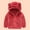 Red, variant on TIHLMK Baby Outerwear Toddler Baby Winter Jacket Cotton Windproof Warm Winter Coats Cute Hooded Jacket Plush Cute Bear Ears