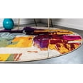 thumbnail image 4 of Rugs.com Hyacinth Collection Rug – 8 Ft Round Beige Medium Rug Perfect For Kitchens, Dining Rooms, 4 of 9