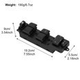 thumbnail image 5 of Scienceny Car Window Control Switch Plastic Assembly Button Replacement Household Accessory Repairing Auto Switchs Accessories Automoción decorativa y accesorios Scienceny VI005078-00, 5 of 5