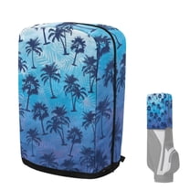 Yuyamidu Coconut Tree Golf Bag Hood Cover Waterproof Rain and Dust Covers with Zipper Easy Access and Storage Golf Bag Top Cover, Blue