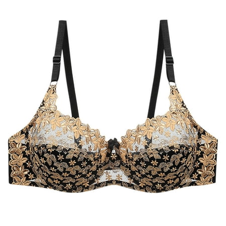 

Women s Plus Size Bras Back Close Full Figure Magic Lift Wireless Basic Bras Snap Padded Support Bralette for Women