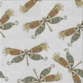 thumbnail image 1 of Ahgly Company Machine Washable Indoor Square Transitional Khaki Green Area Rugs, 7' Square, 1 of 7